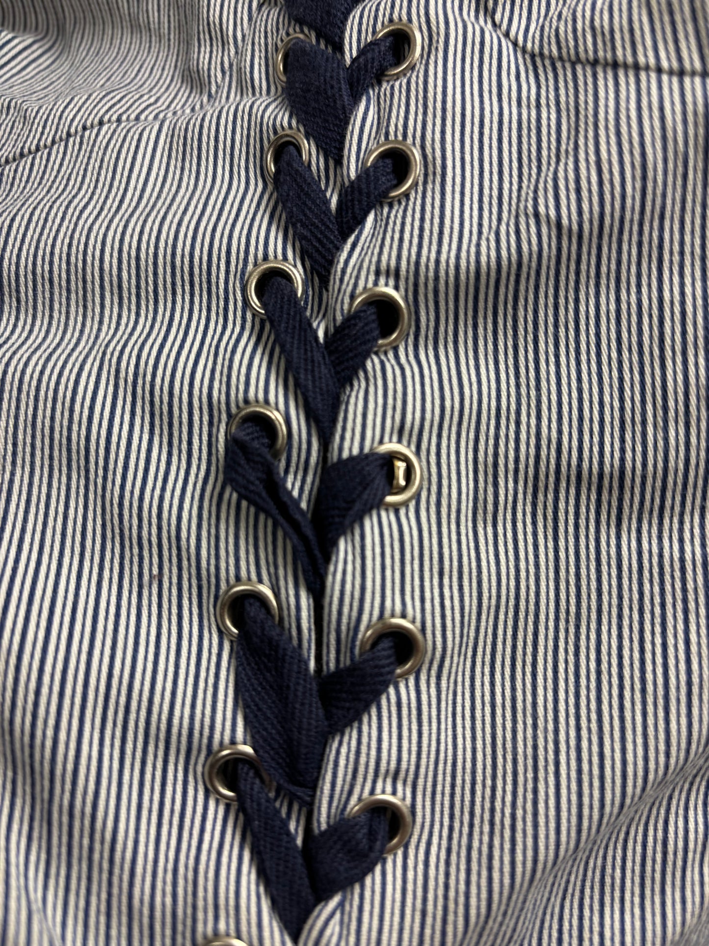 Y2K Pinstripe Euro Corset
