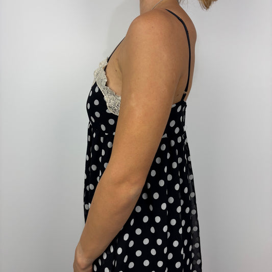 Polkadot Lace Minidress