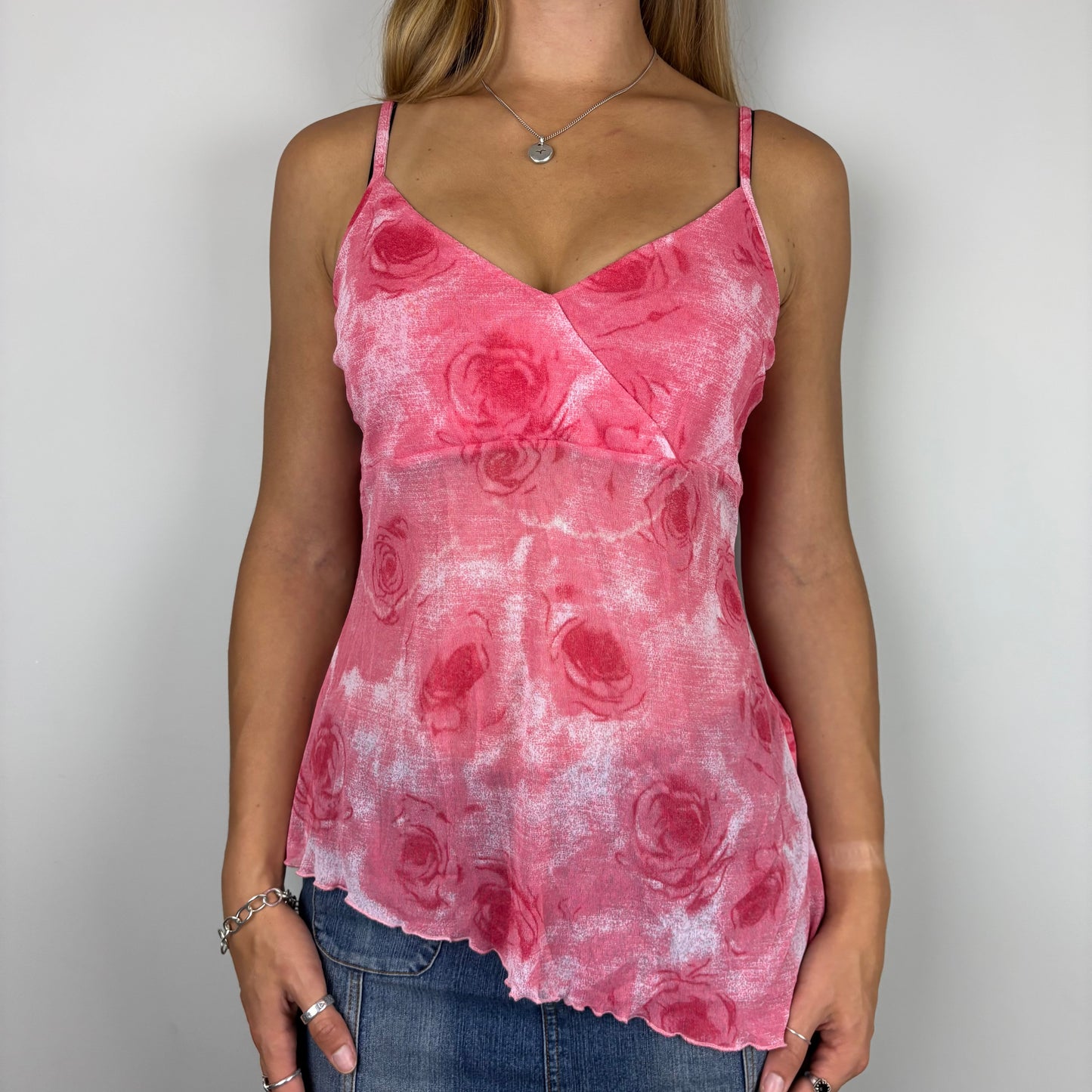 Rose Asymetrical Cami | Size L