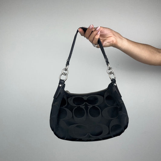 Coach Poppy Hobo Shoulder Bag Black