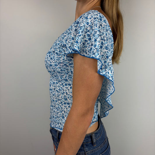 Morgan Floral Low Back Top | Size S