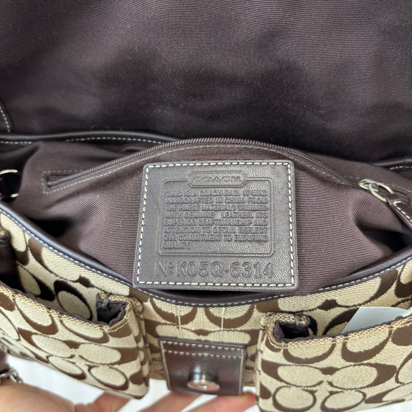 Coach Signature Double Pocket Soho Bag
