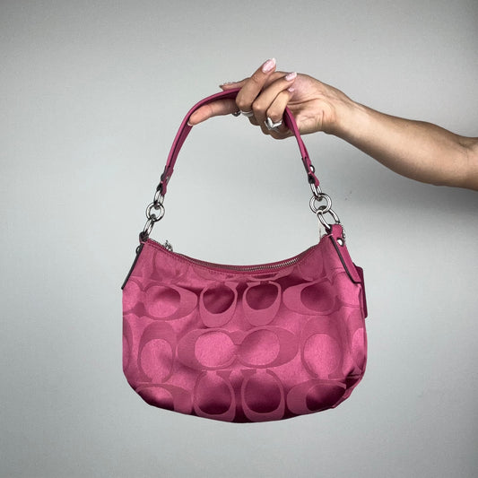 Coach Poppy Hobo Shoulder Bag Pink