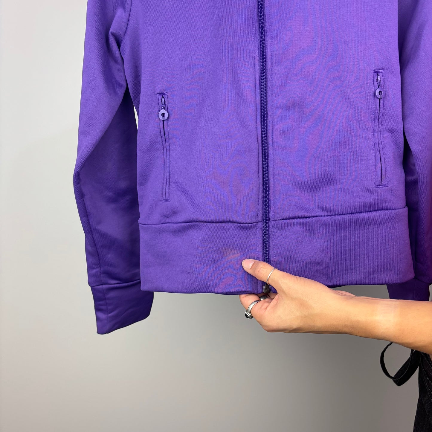 Purple Adidas Tracksuit Top