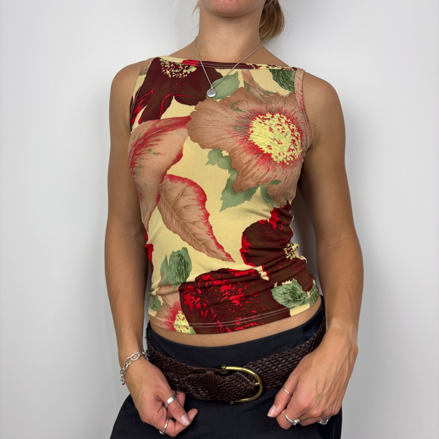 Floral Print Tank Top