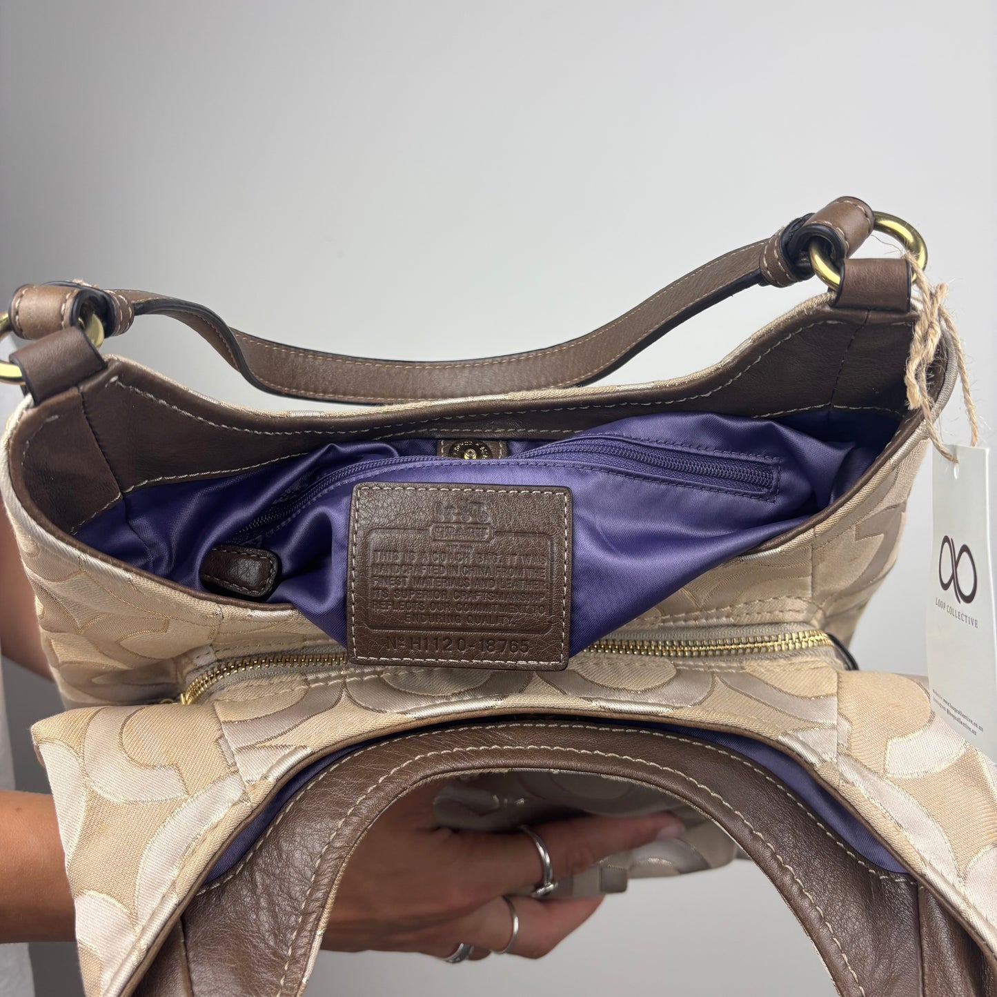 Coach Maddison Maggie w/ Glitter Details
