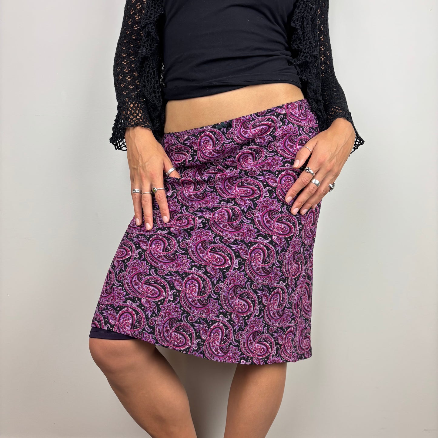 Paisley Midi Skirt | Size S-M