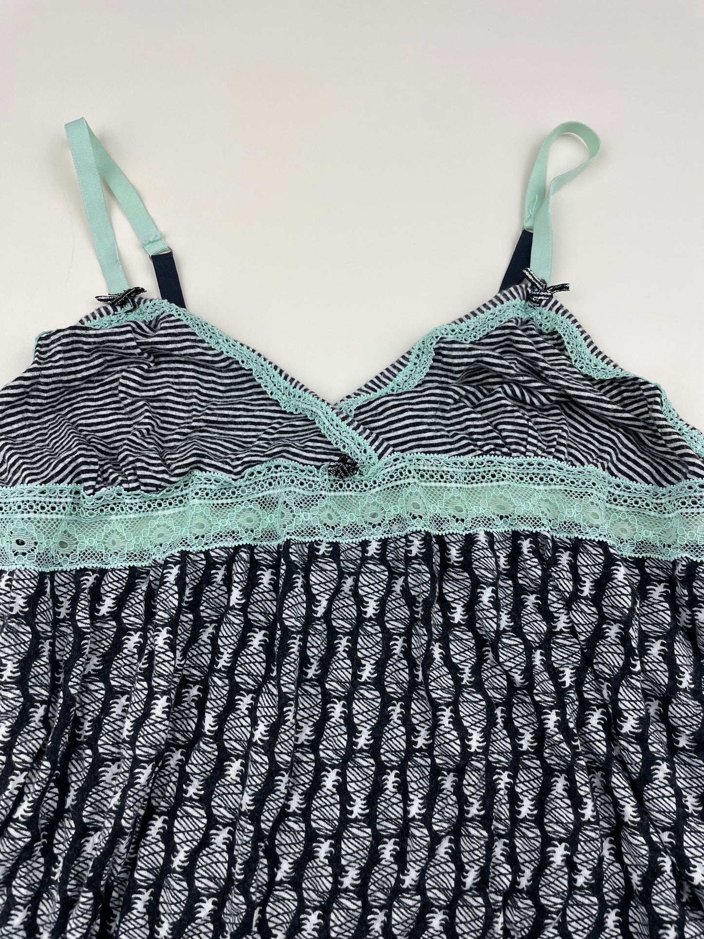 Patterned Black and White Cami
