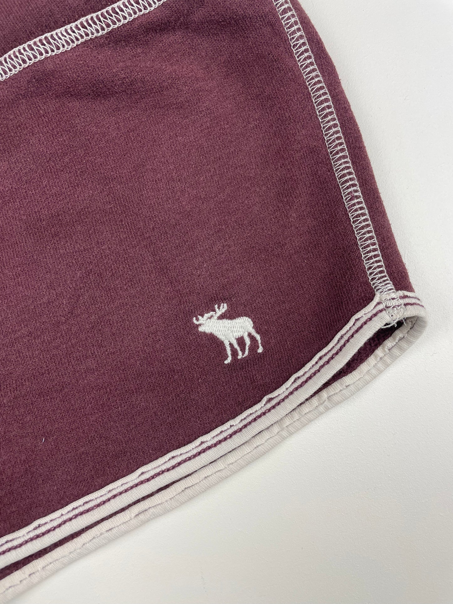 Abercrombie and Fitch Spellout Mini Shorts