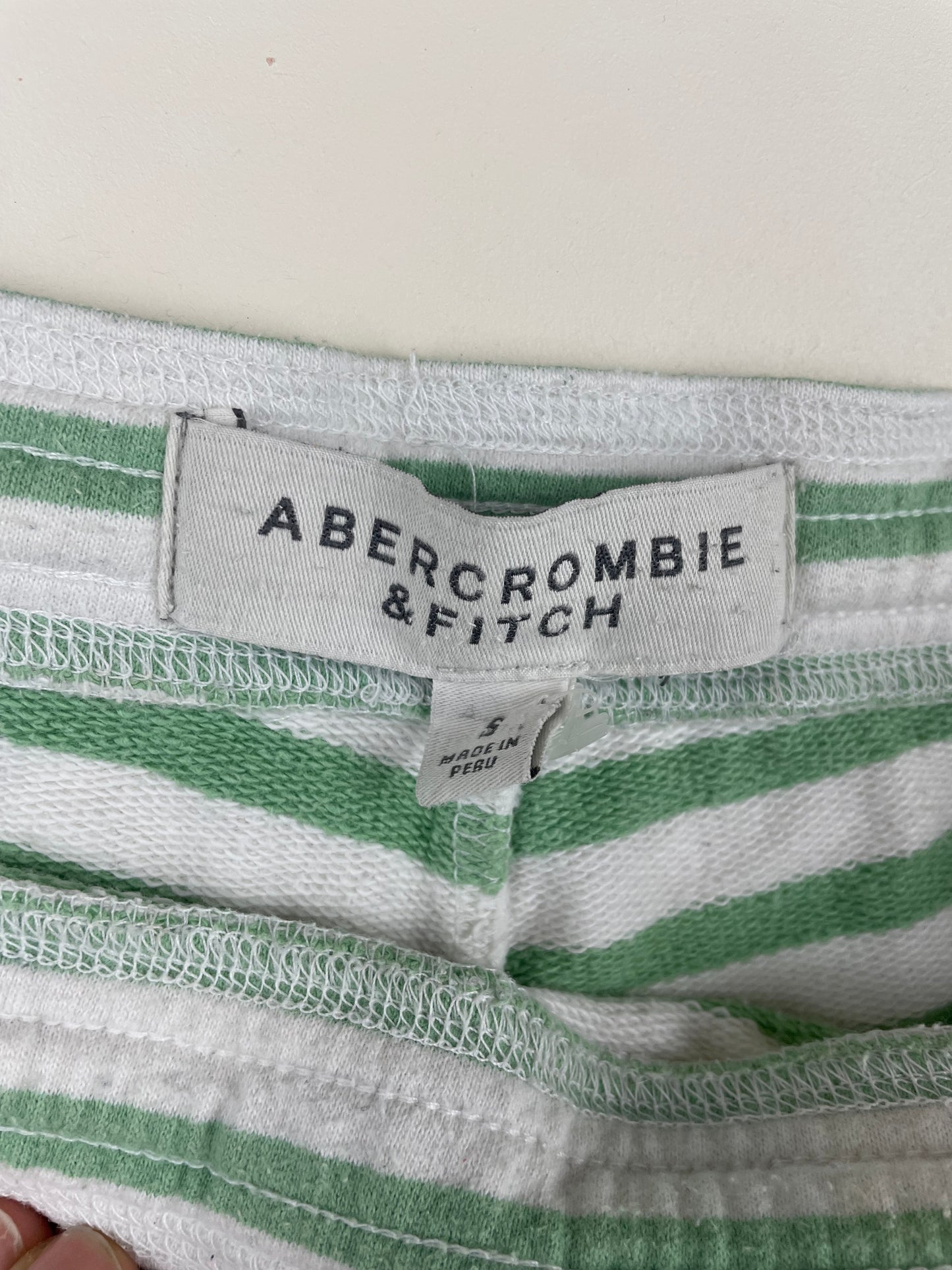 Abercrombie and Fitch Stripy Mini Shorts