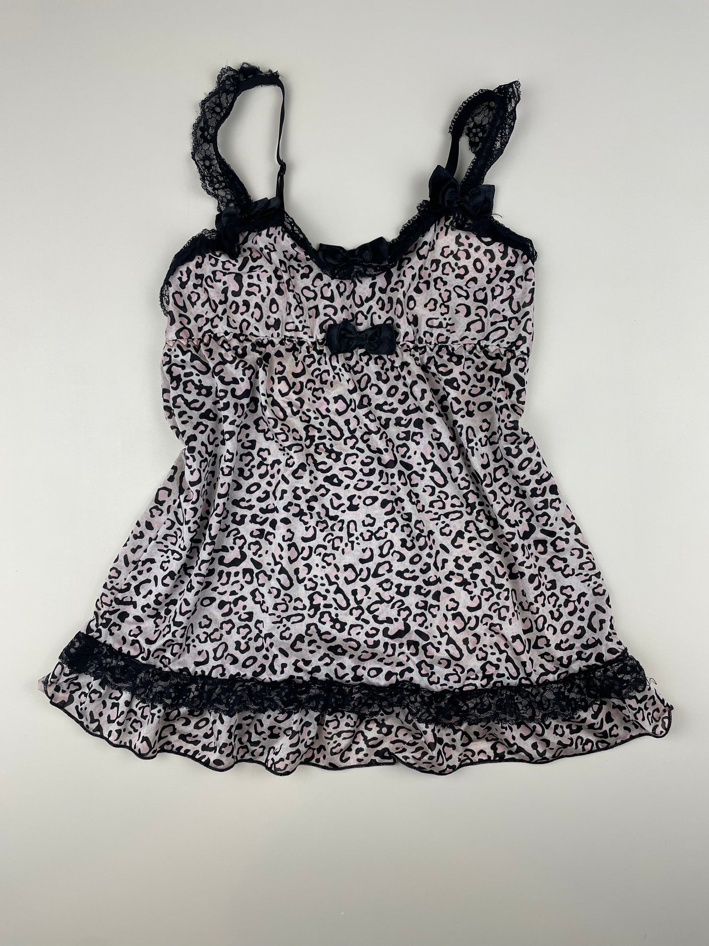 Pink Cheetah Bow Cami