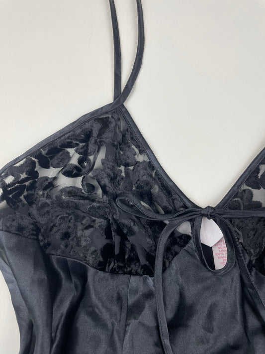 Black Velvet Lace Cami