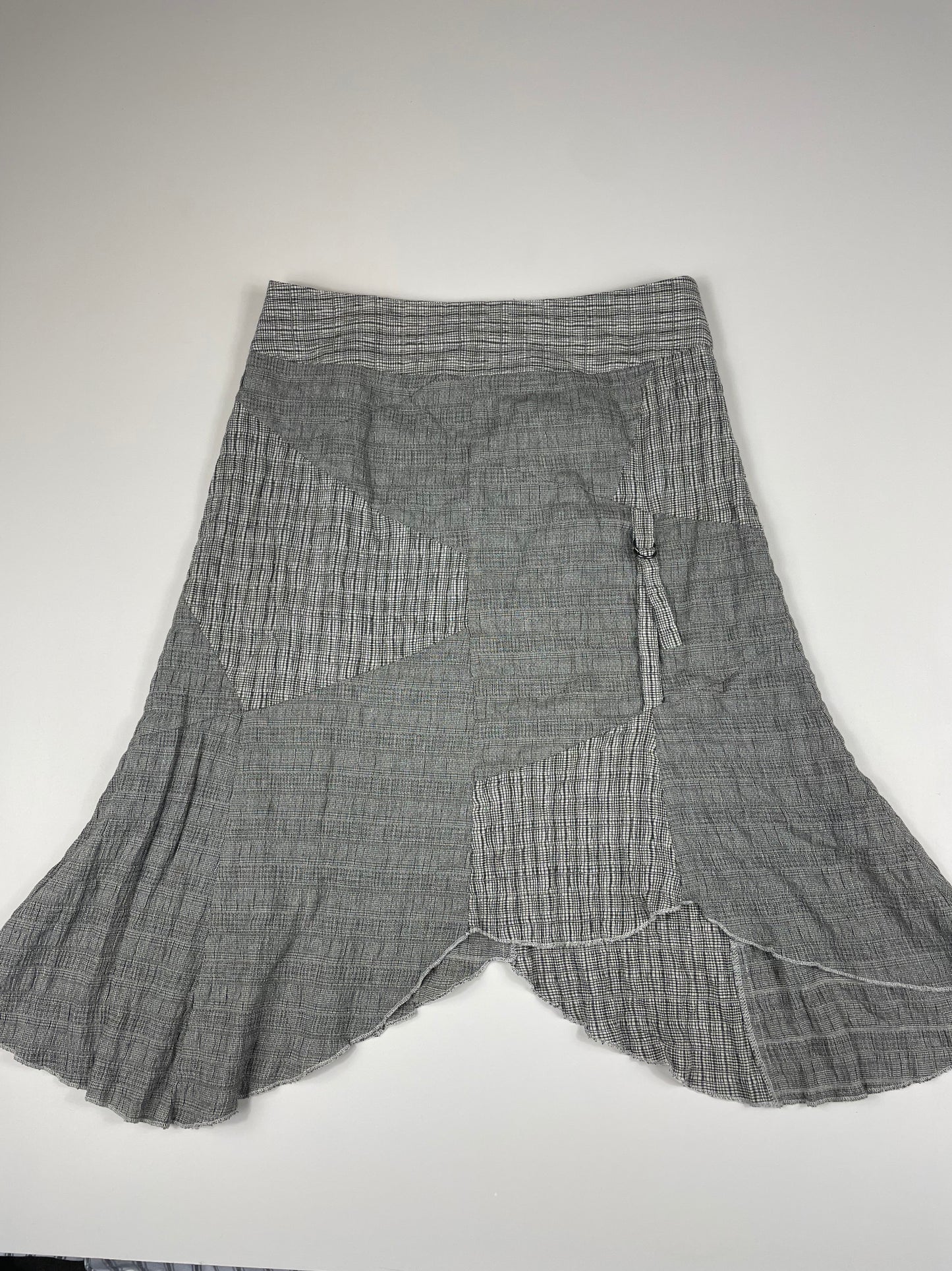Asymmetric Linen Skirt