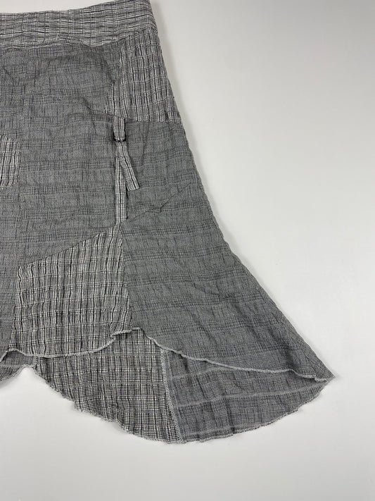 Asymmetric Linen Skirt