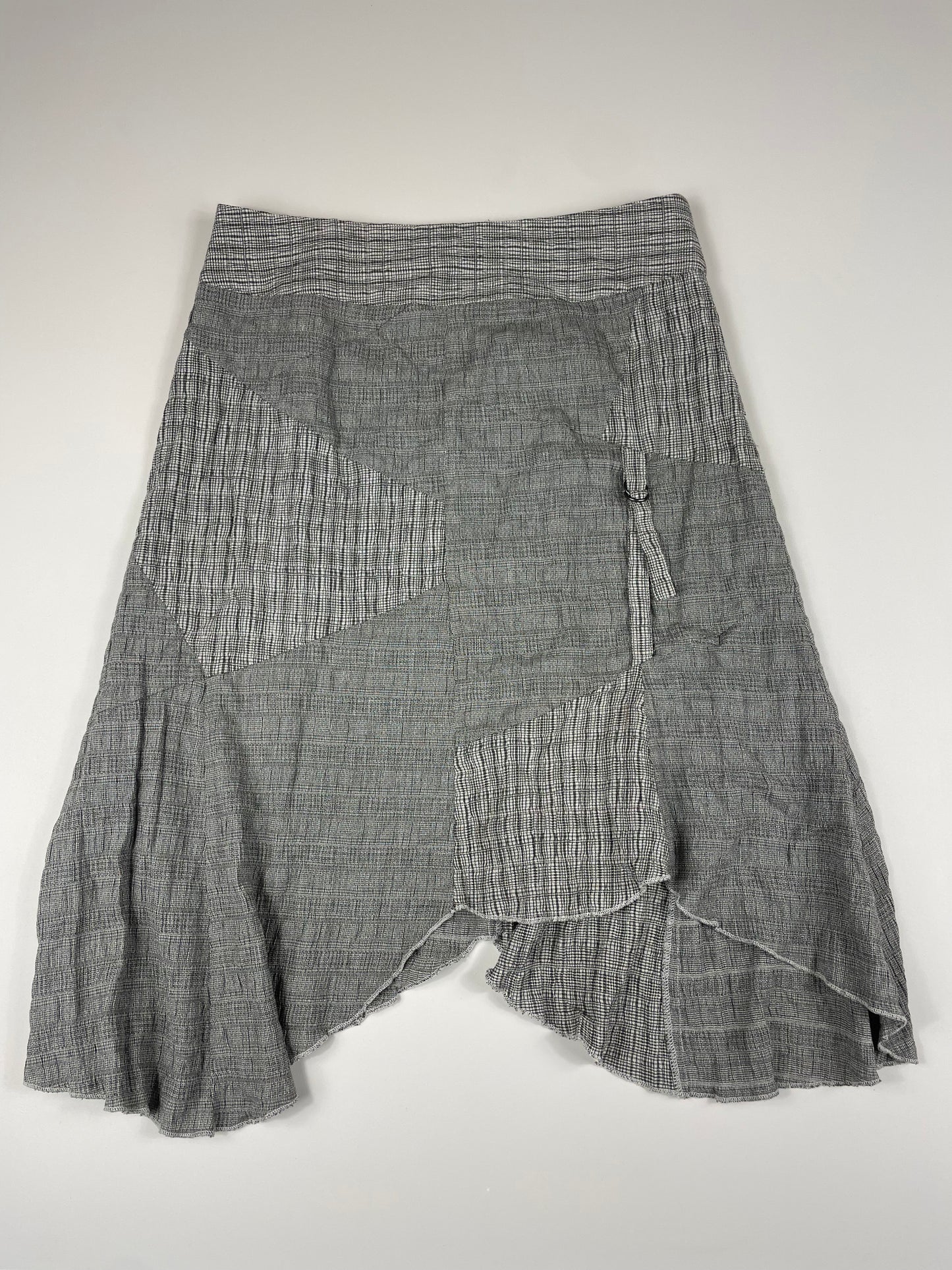 Asymmetric Linen Skirt