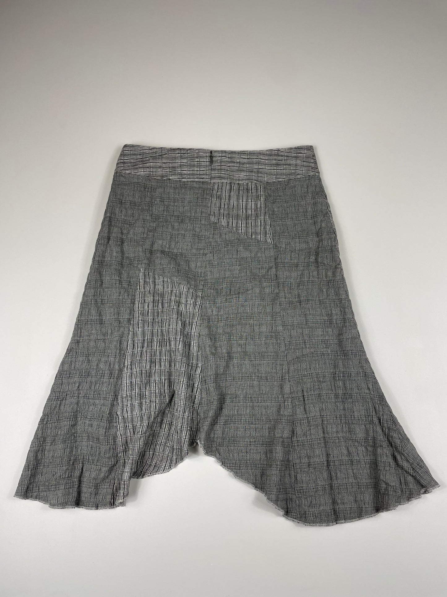 Asymmetric Linen Skirt