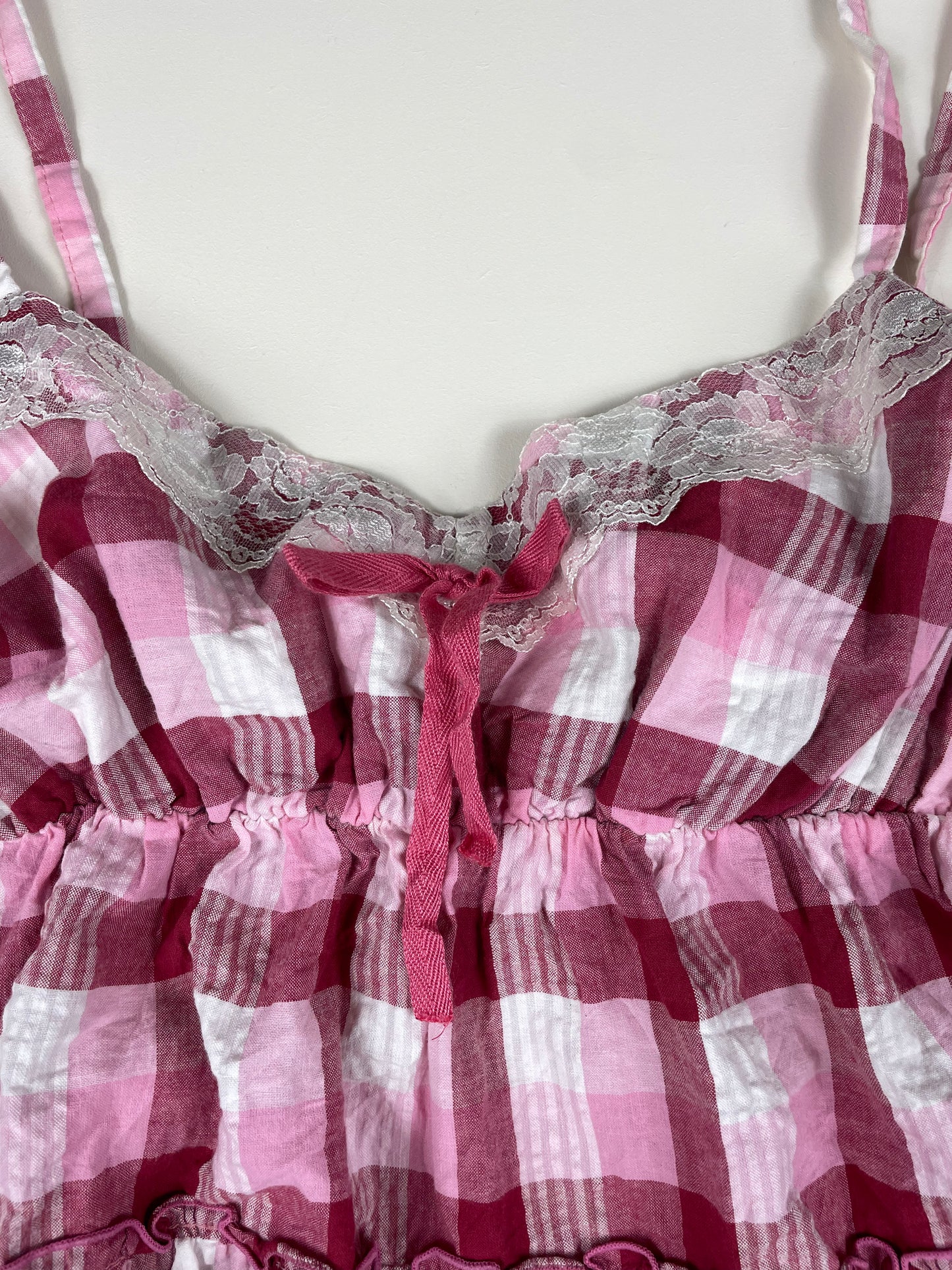 Pink Plaid Cami
