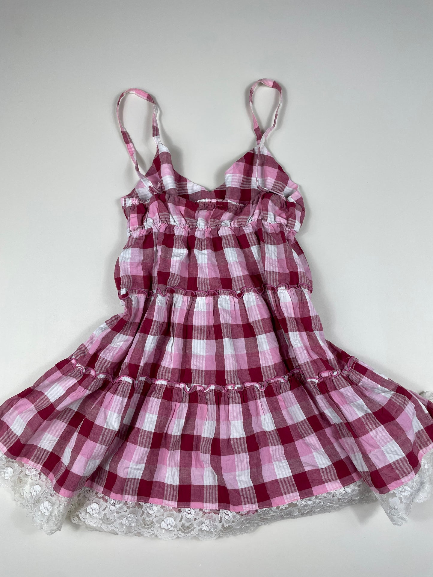 Pink Plaid Cami