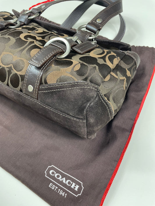 Coach Jacquard Satchel
