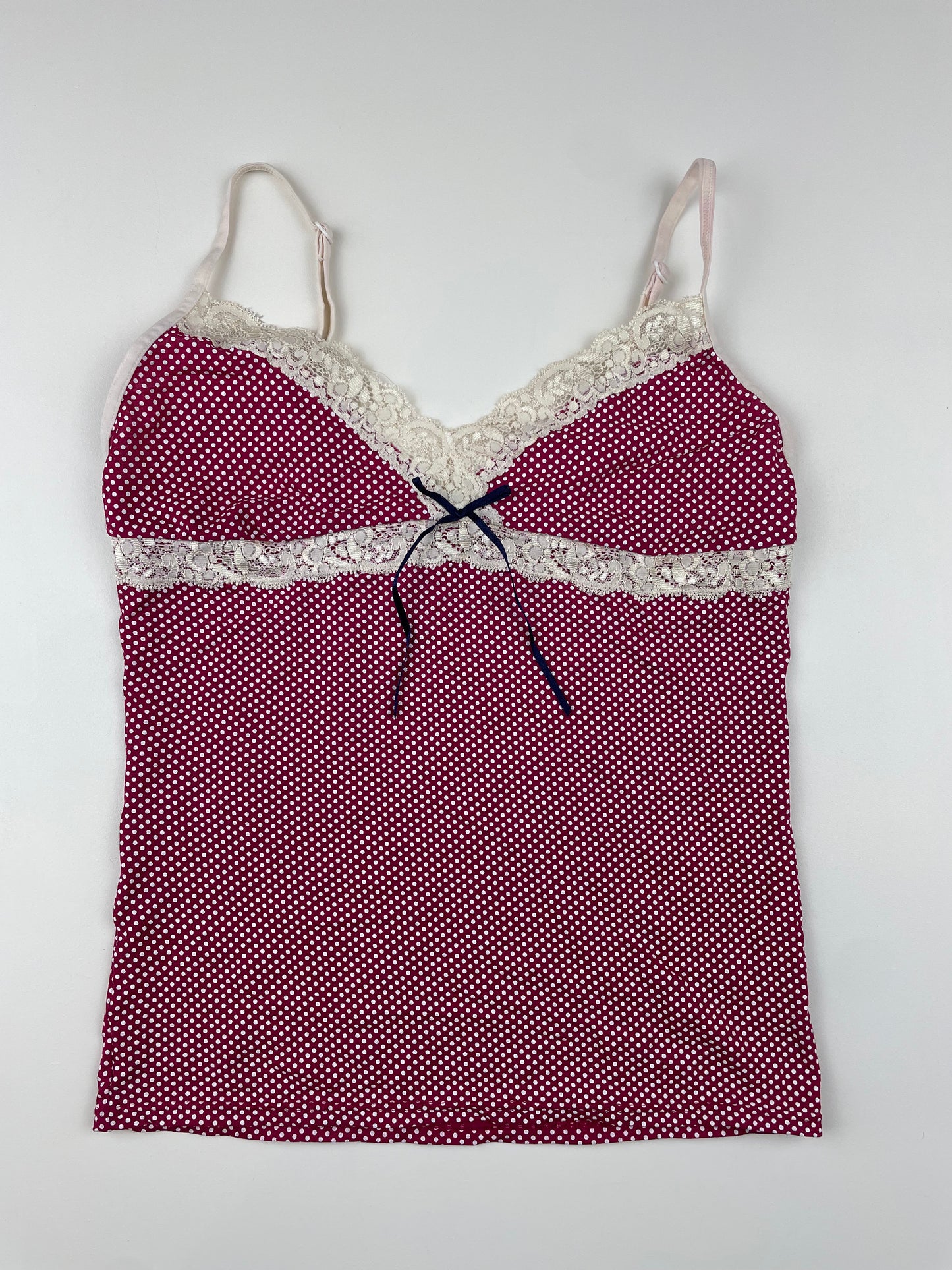 Polkadot Lace Cami