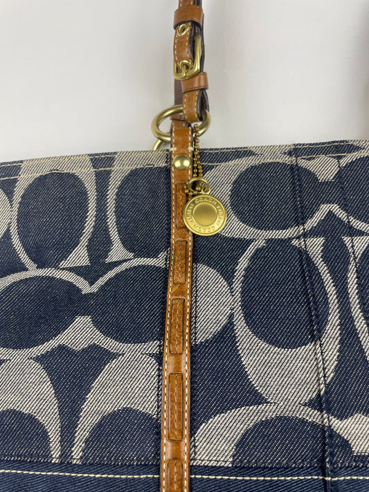 Coach Legacy Denim Signature Tote