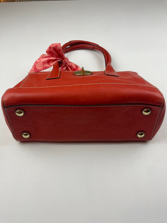 Coach Madeline Turnlock Satchel with Scarf