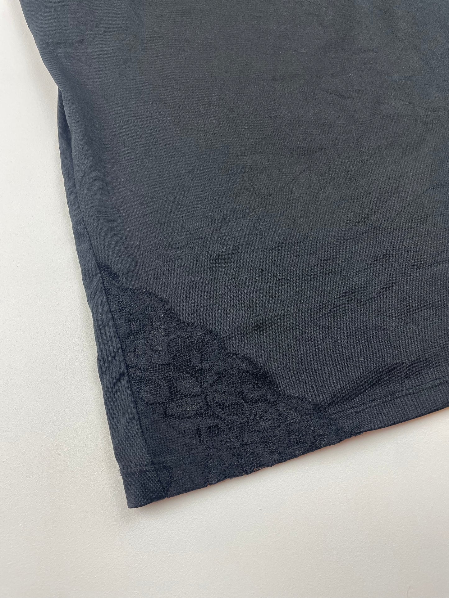 Black Cami with Flower Details