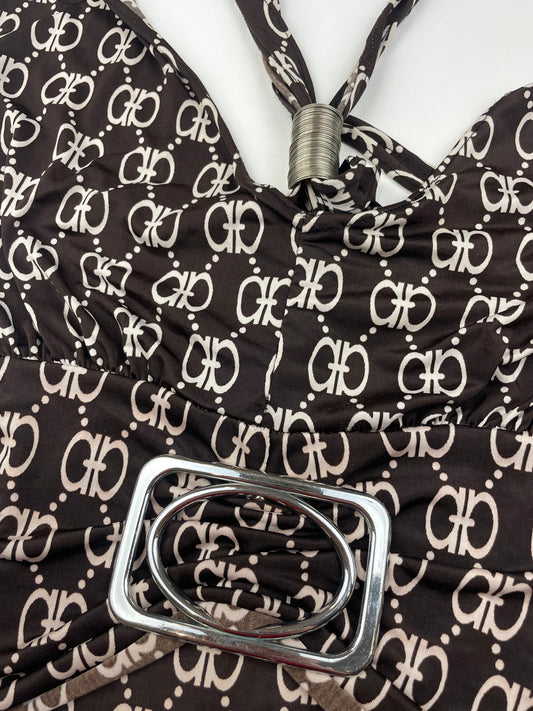 2000s Top with Buckle