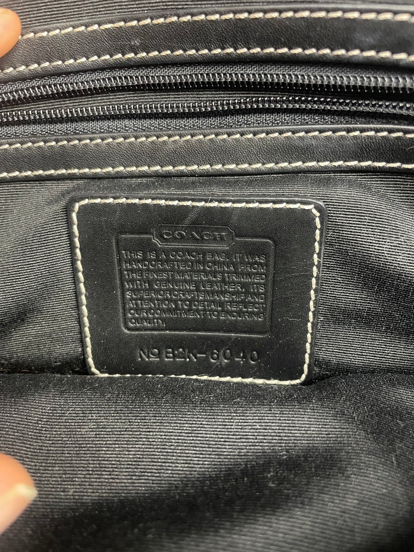 Coach Signature Hamptons Baguette