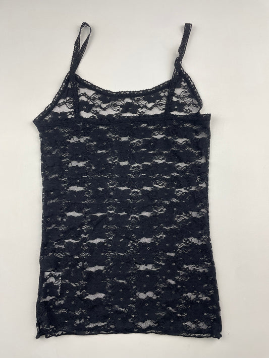 2000's Black Lace Cami