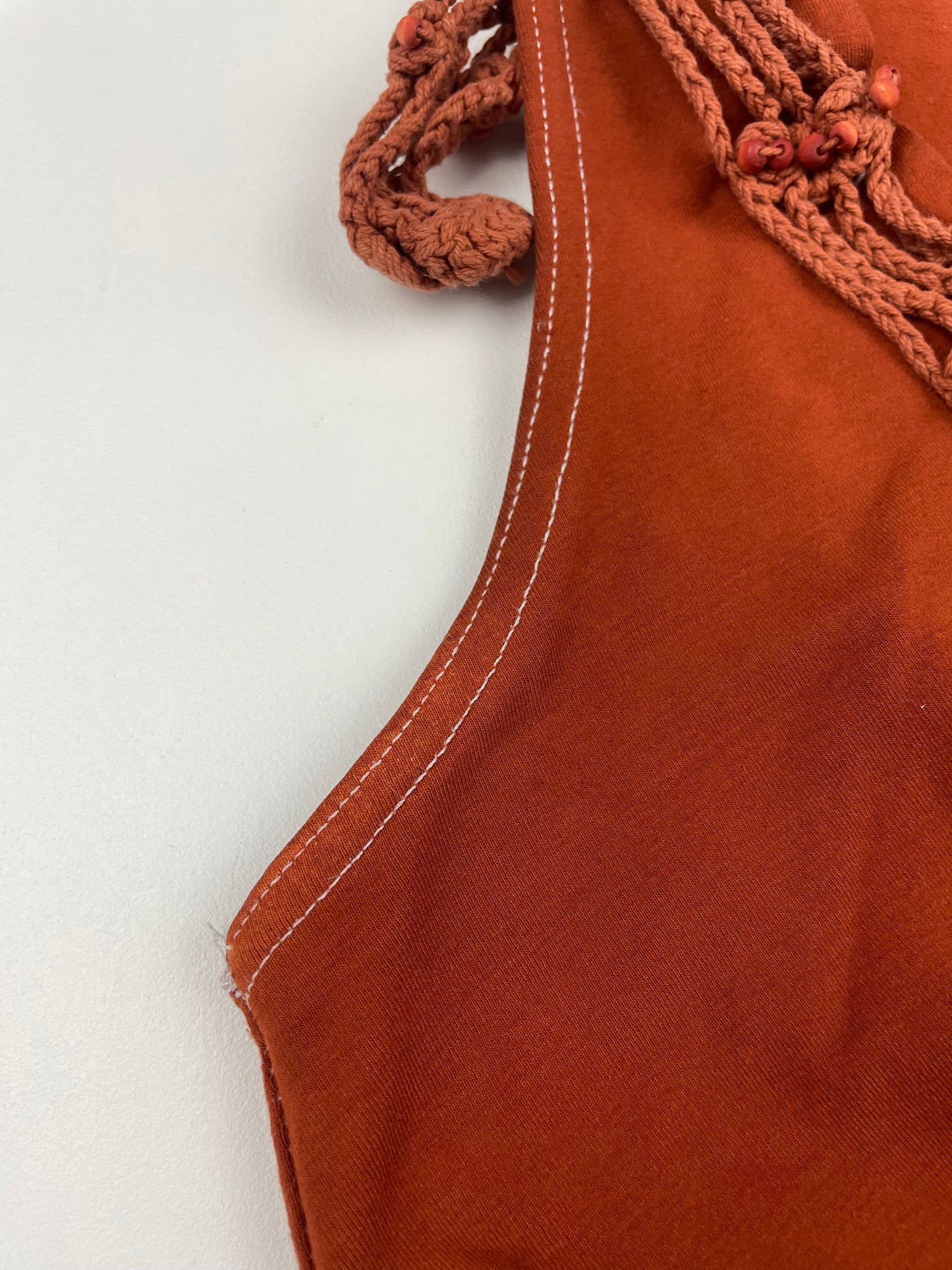 Asymmetric Beaded Tank Top