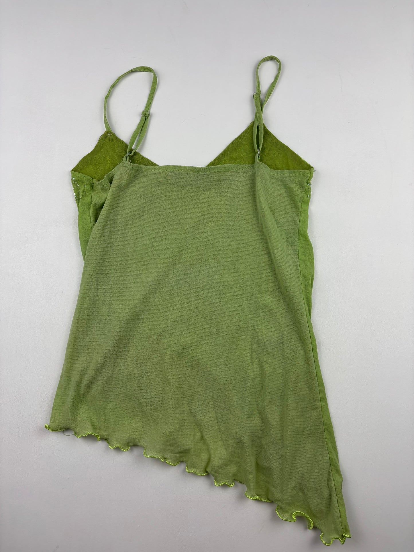 Y2K Asymmetric Sequin Cami