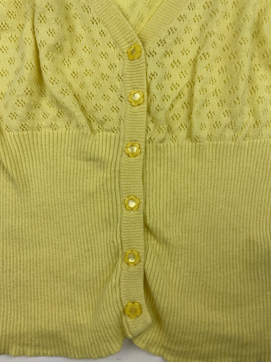 2000s Short Sleeve Cardigan