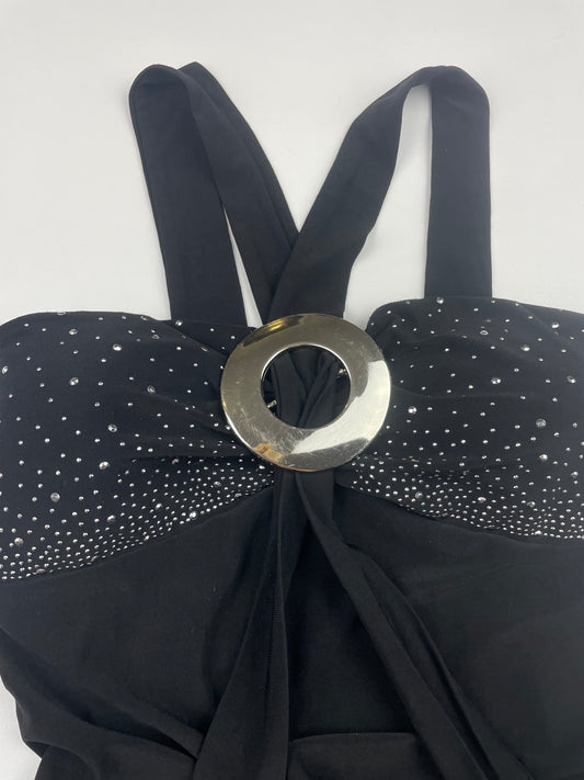 Buckle Rhine Stone Cami