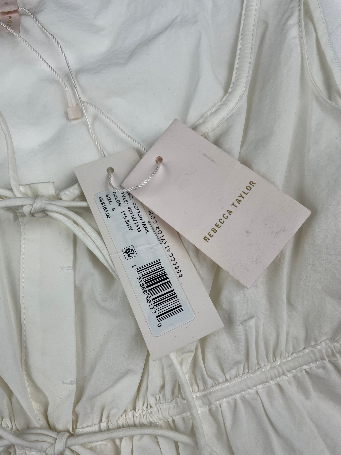 BNWT Rebecca Taylor Tie Top