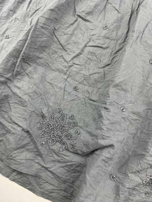 Beaded 2000s Grey Cami