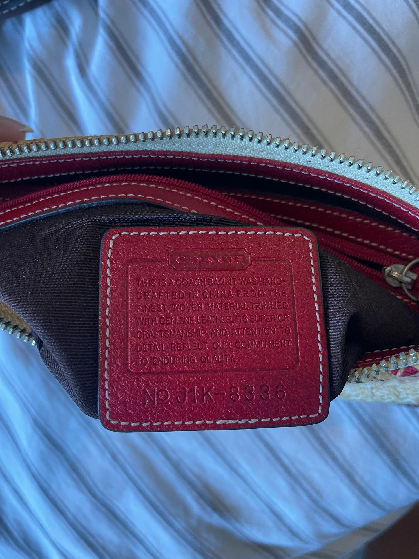 *RARE* Coach Faylyn Tweed Plaid Shoulder Bag