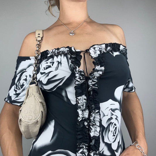 Rose Off Shoulder Tee