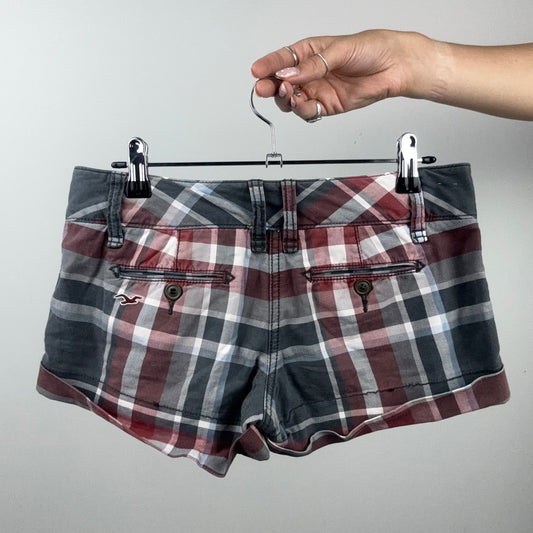 Hollister Plaid Mini Shorts