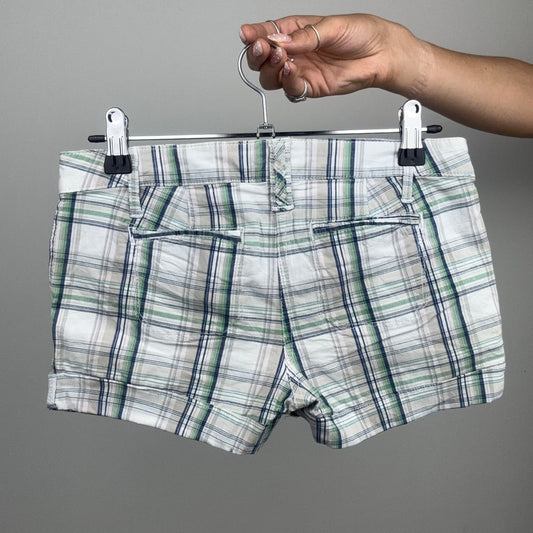 A&F Blue/White Mini Shorts