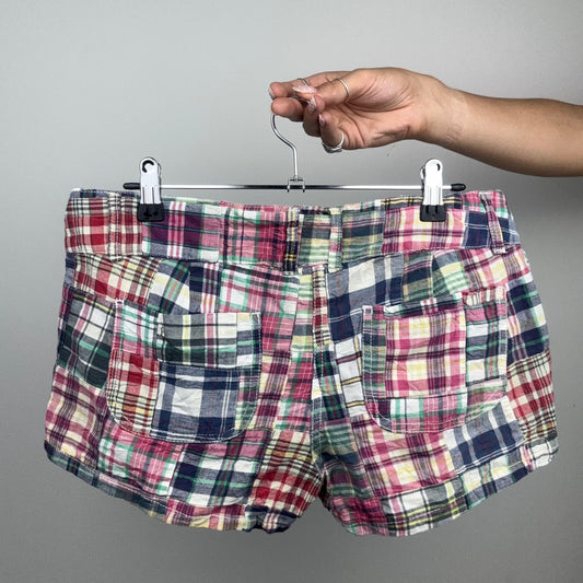 Y2K Plaid Mini Shorts