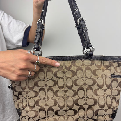 Coach Signature Gallery Tote Brown