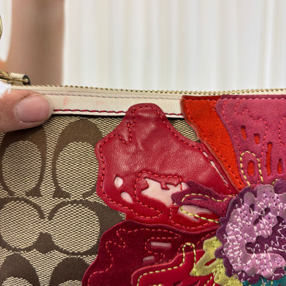 Coach Signature Poppy Floral Demi Bag