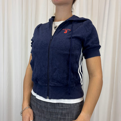 Adidas Puff Sleeve Hoodie | Size S