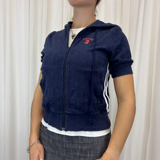 Adidas Puff Sleeve Hoodie | Size S
