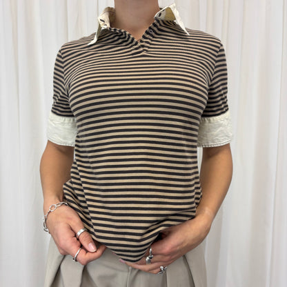 Striped Euro Polo