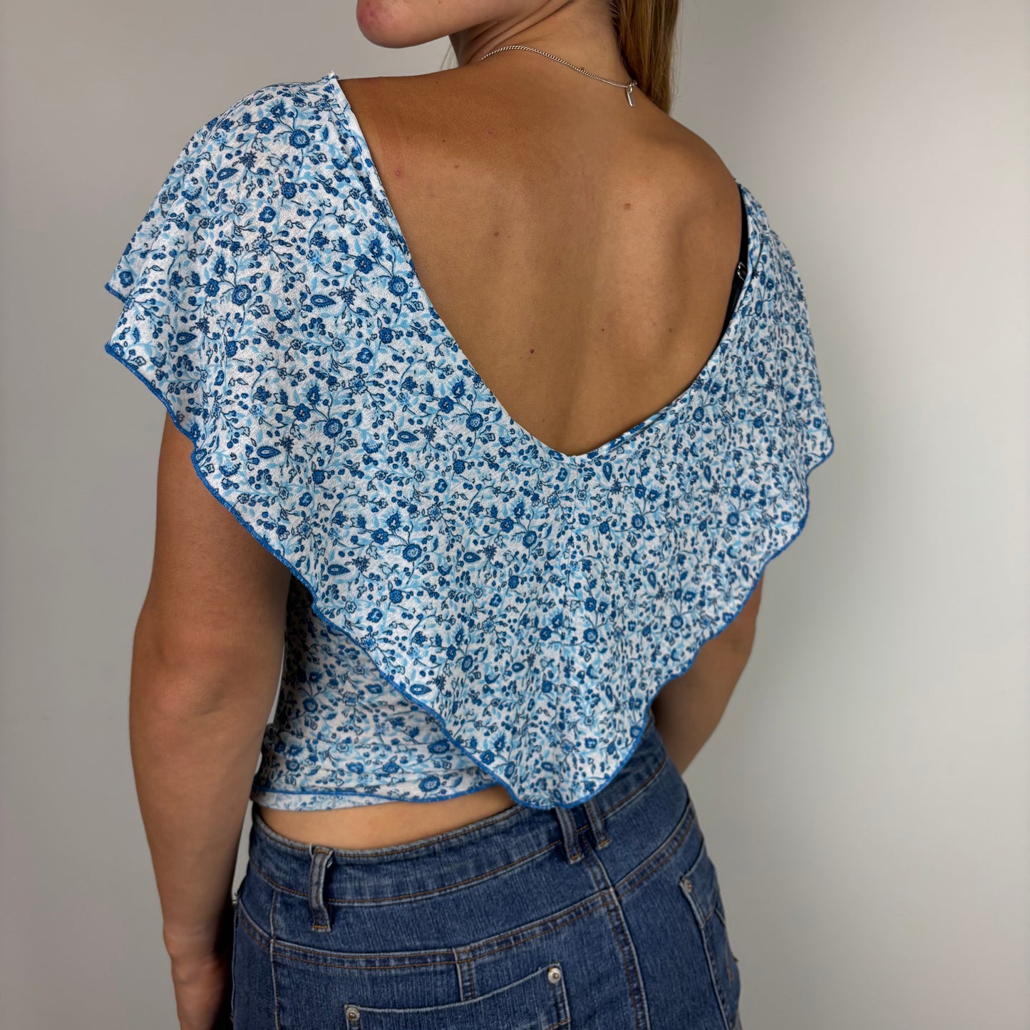 Morgan Floral Low Back Top | Size S