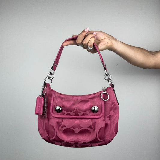 Coach Poppy Hobo Shoulder Bag Pink