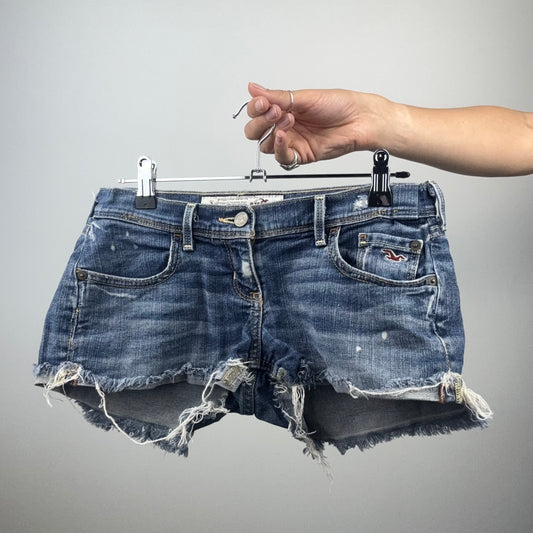 Distressed Hollister Mini Shorts