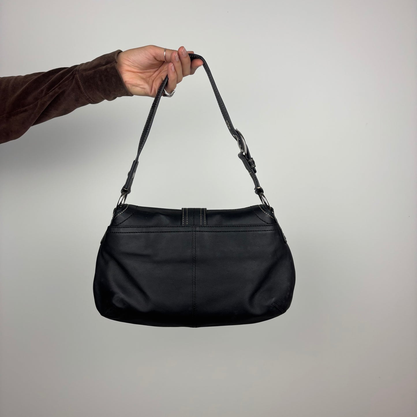 Coach Leather Pleated Soho Bag